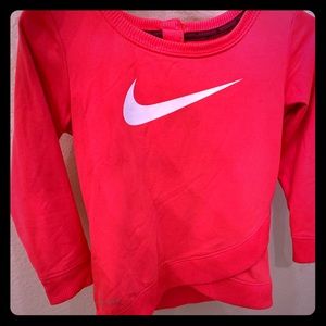 Pink Nike hoodie
